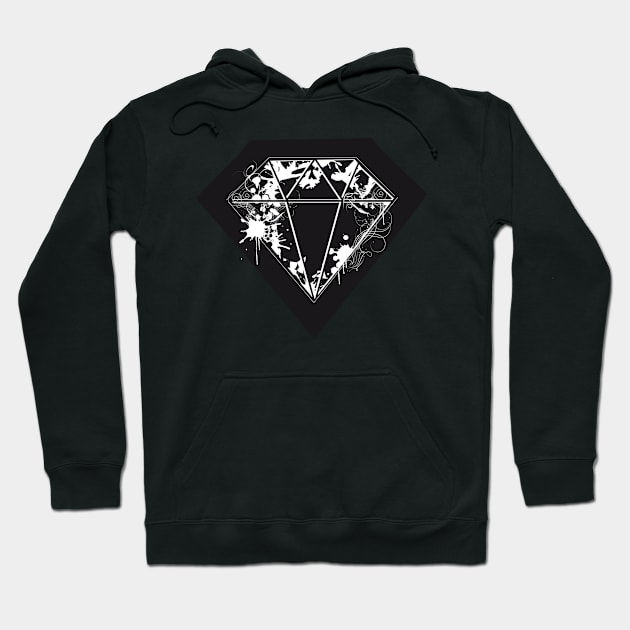 Diamond Graffiti Stencil Style Hoodie by Kisho